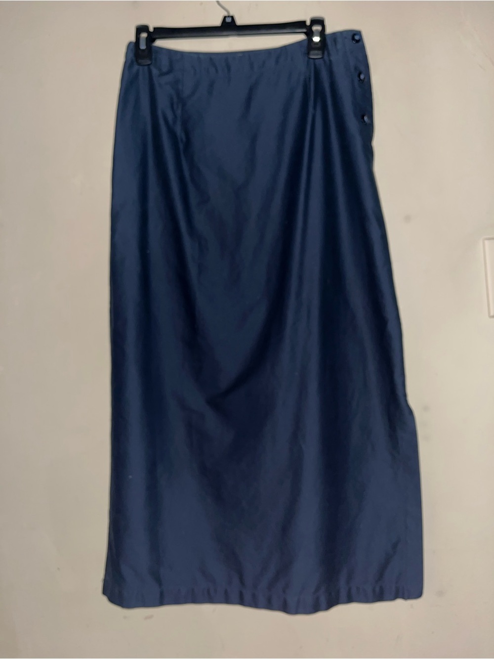 Eddie Bauer Navy Buttons on side Skirt